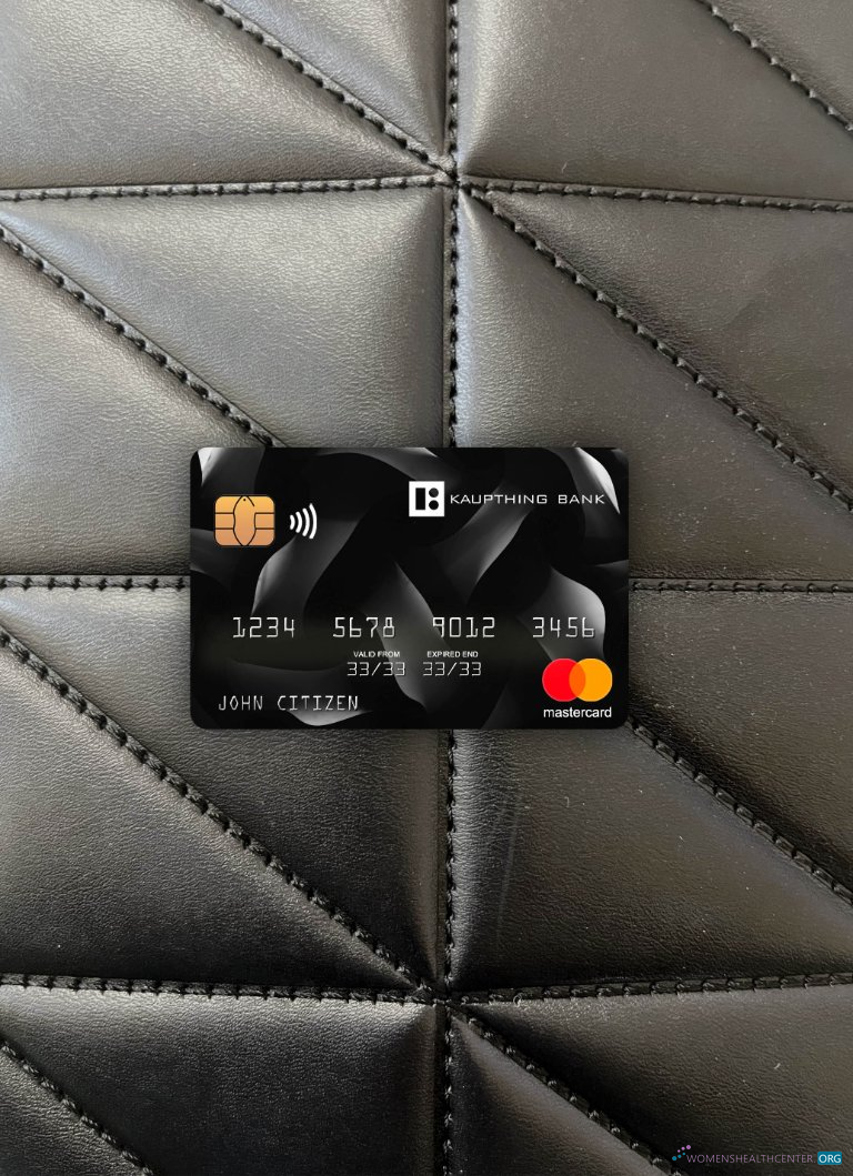 Download Iceland Kaupthing mastercard photolook front Photoshop template